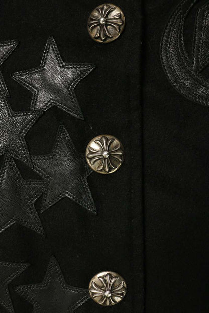Chrome Hearts Star Leather Patch Jacket Multi Size S