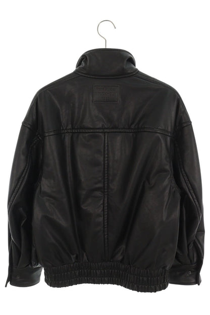 ACNE STUDIOS 24AW Black Faux Bomber Jacket Size 32