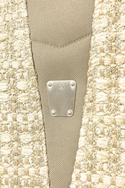 Louis Vuitton 23SS Leather Collar Blouson Off-White Size 36