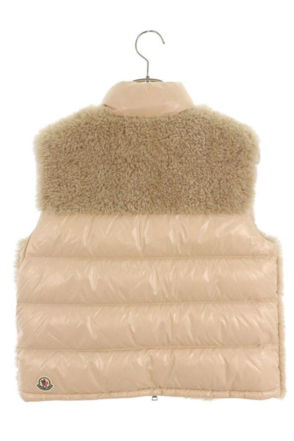MONCLER Beige PLANEZE GILET Teddy Down Vest Size 1