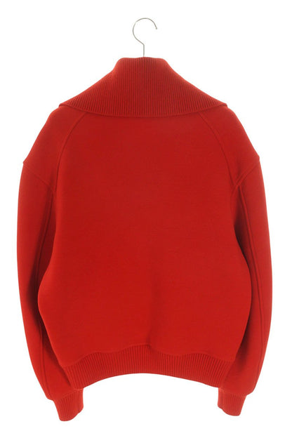 JILSANDER 25AW Red Zip-Up Wool Jacket Size 36