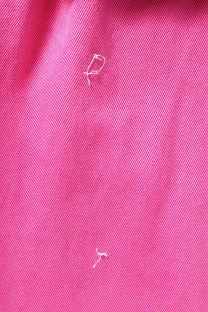 MSGM Pink Distressed Denim Jacket Size 38