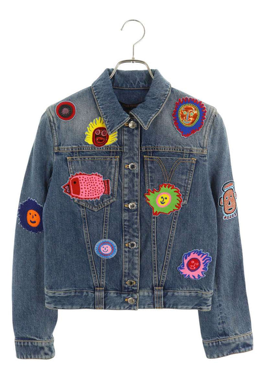 Louis Vuitton Multi-Patch Denim Jacket 23AW Indigo Size 36
