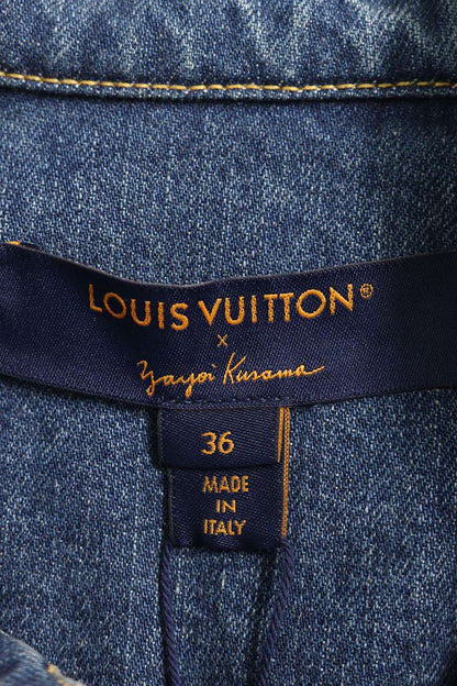 Louis Vuitton Multi-Patch Denim Jacket 23AW Indigo Size 36
