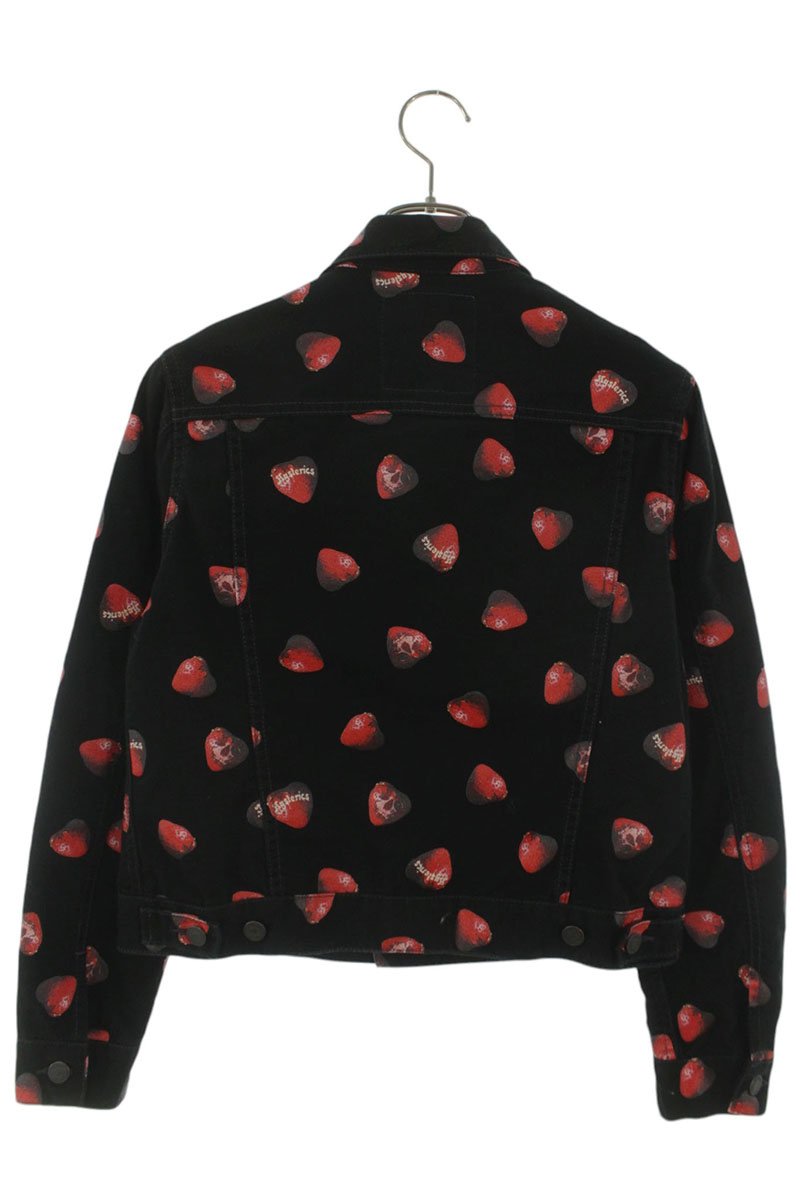 Hysteric Glamour SKULL BERRY All-Over Denim Jacket Size M