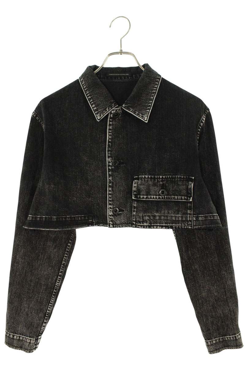 Yohji Yamamoto Y's 8oz Denim Chemical Jacket Black Size 2