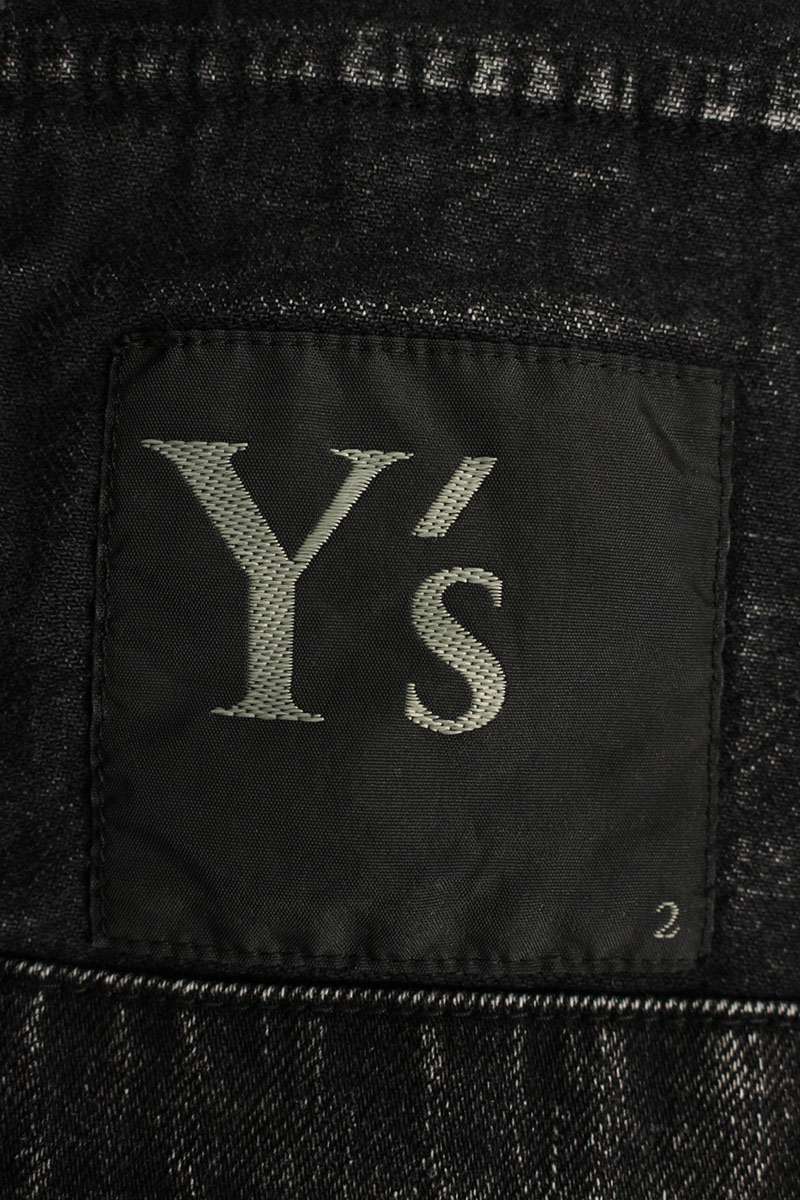 Yohji Yamamoto Y's 8oz Denim Chemical Jacket Black Size 2