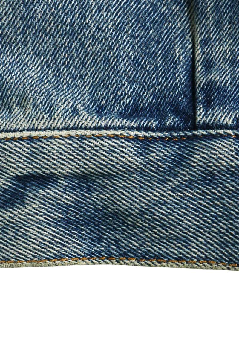 Loewe Anagram Embroidered Denim Jacket Light Blue Size 32