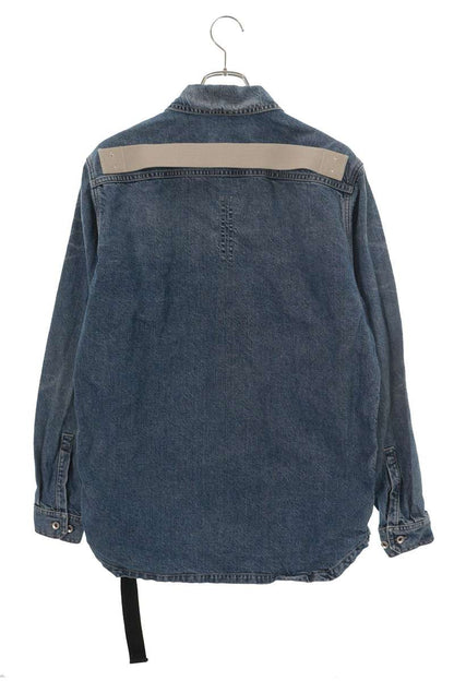 Rick Owens DRKSHDW Blue Cotton Outer Denim Jacket Size M