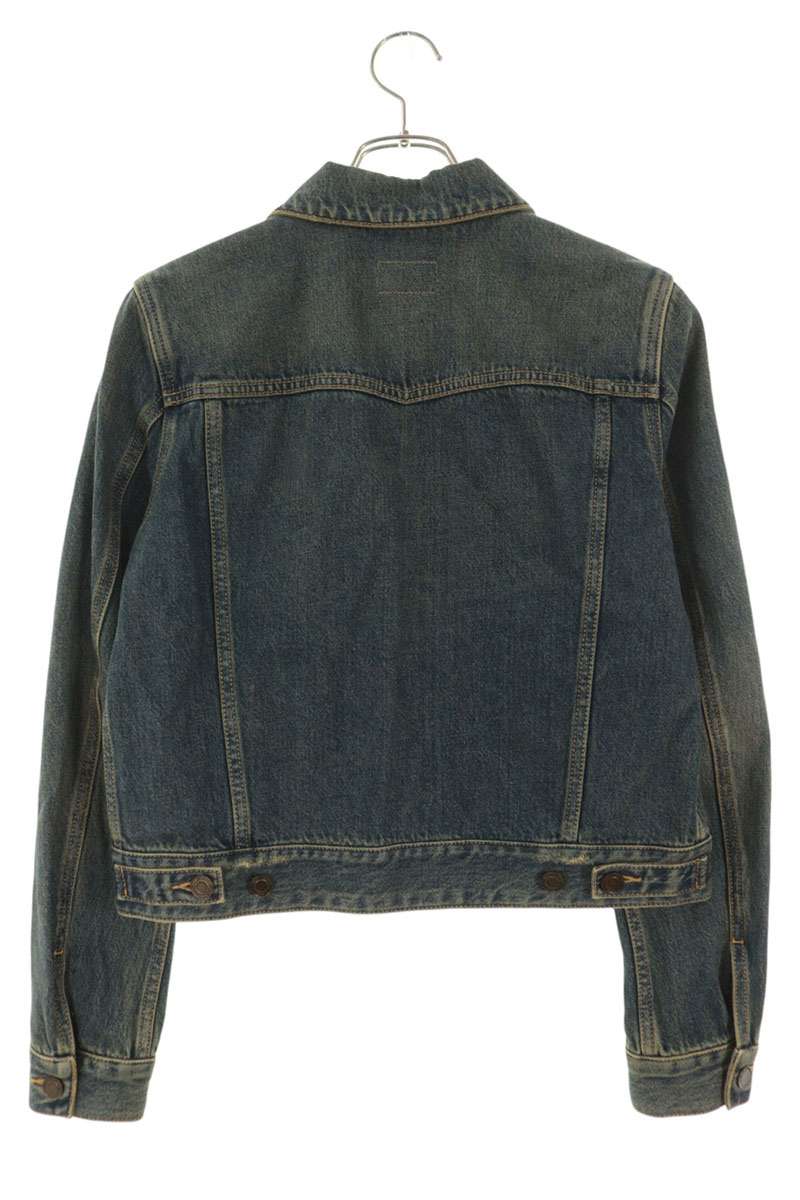 Saint Laurent Paris Washed Classic Denim Jacket Size 38