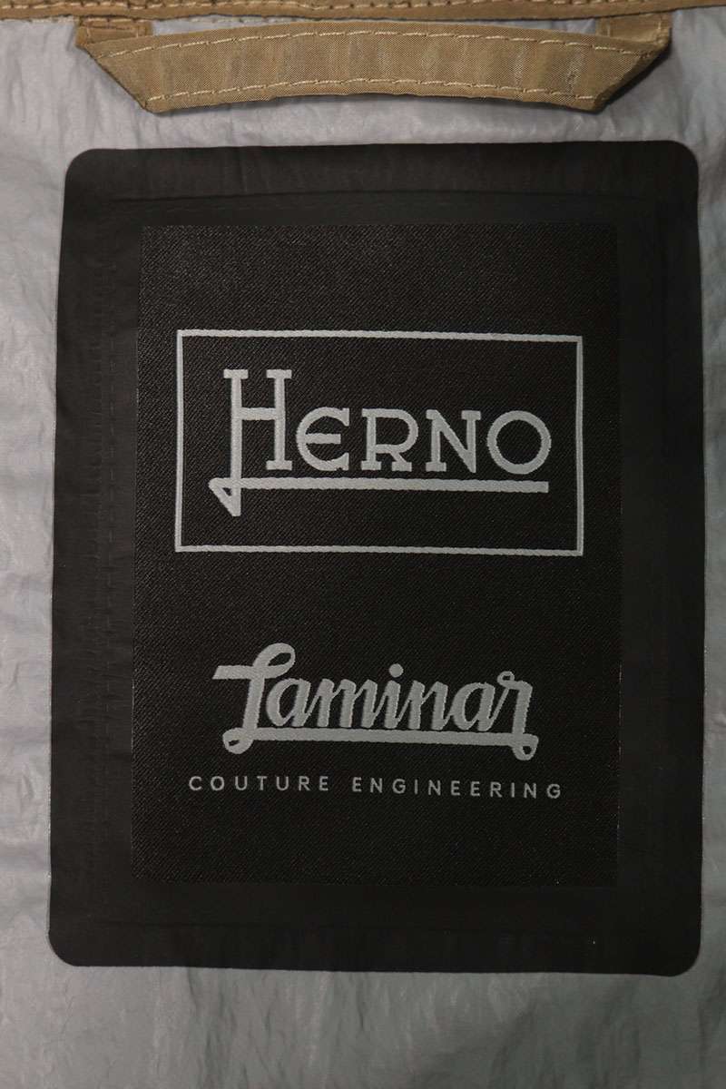 HERNO 21SS Hooded Nylon Coat Brown Size XXS