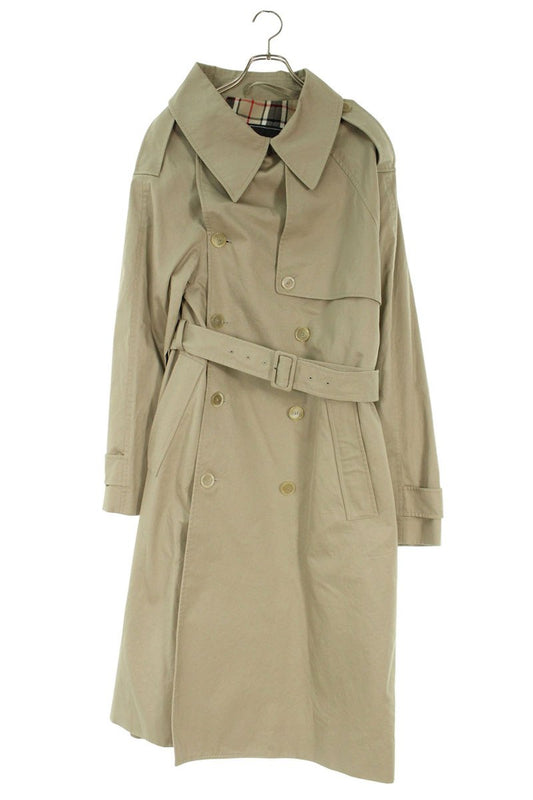 Balenciaga Oversized Cotton Trench Coat Beige Size XS
