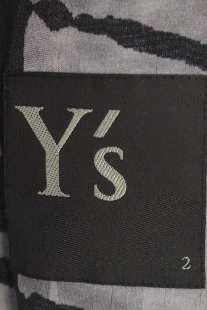 Yohji Yamamoto 25SS Flower Cable Print Collar Coat Size 2