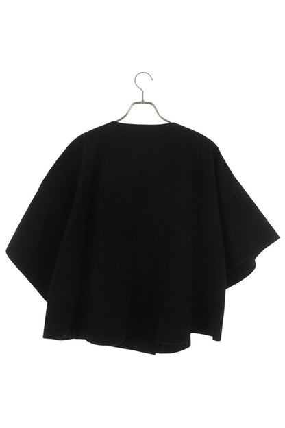 Prada Bijou Button Short Sleeve Coat Navy Size 38