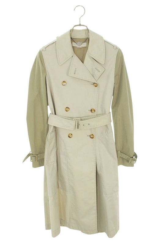 Stella McCartney Beige Paneled Sleeve Trench Coat Size 38