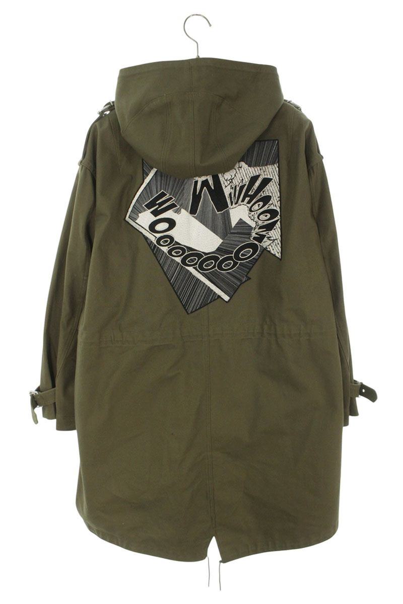 Celine Christian Marclay Back Patch Mod Coat 19SS Size 40