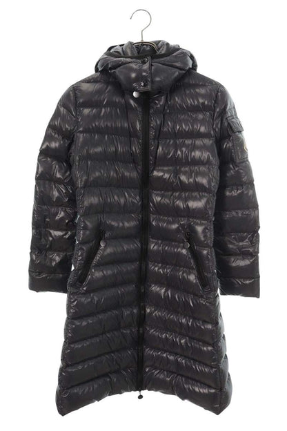 Moncler MOKA Gray Nylon Detachable Hood Down Coat Size 0