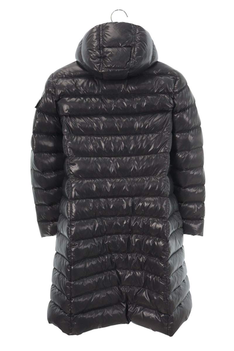 Moncler MOKA Gray Nylon Detachable Hood Down Coat Size 0