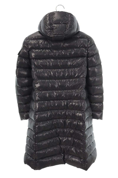 Moncler MOKA Gray Nylon Detachable Hood Down Coat Size 0