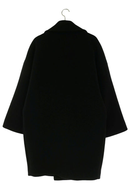 Saint Laurent Paris Black Wool Breasted Peacoat Size 38