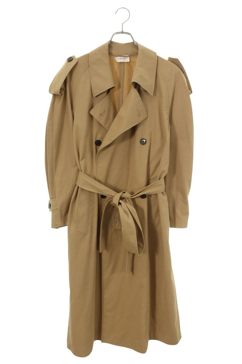 THEROW Dester Double Breasted Trench Coat Beige Size 0