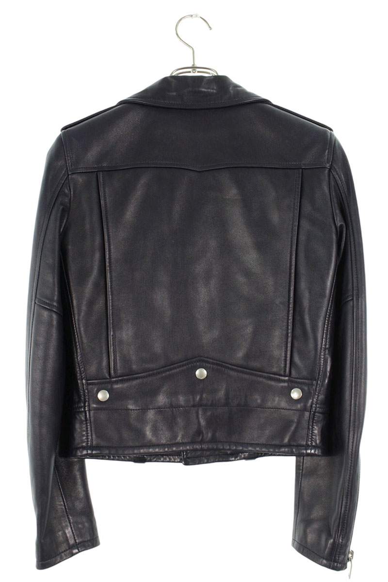 Saint Laurent Paris L01 Navy Biker Jacket Size F34