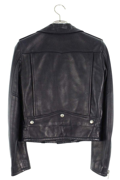 Saint Laurent Paris L01 Navy Biker Jacket Size F34