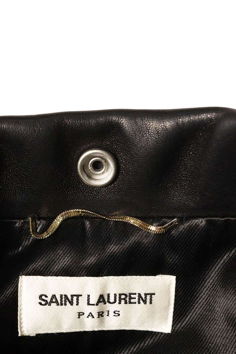 Saint Laurent Paris Classic Leather Jacket Size F34