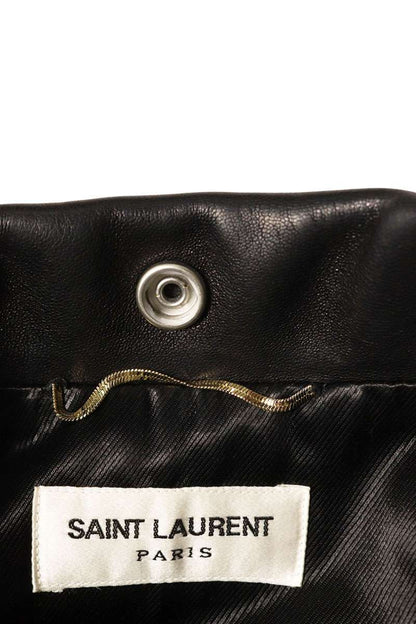 Saint Laurent Paris Classic Leather Jacket Size F34