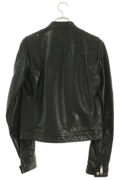 Dsquared2 Black Double Zip Single Leather Jacket Size 42