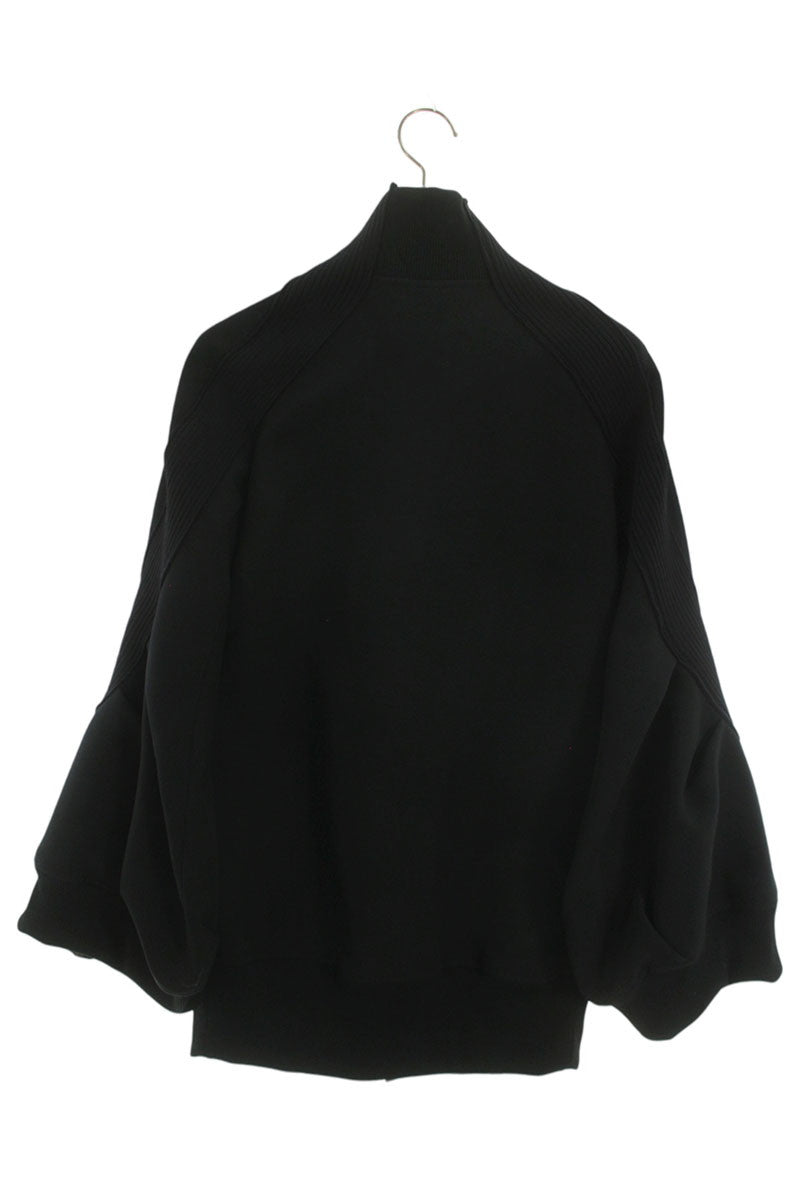 Sacai Black Polyester Stand Neck Track Jacket Size 1