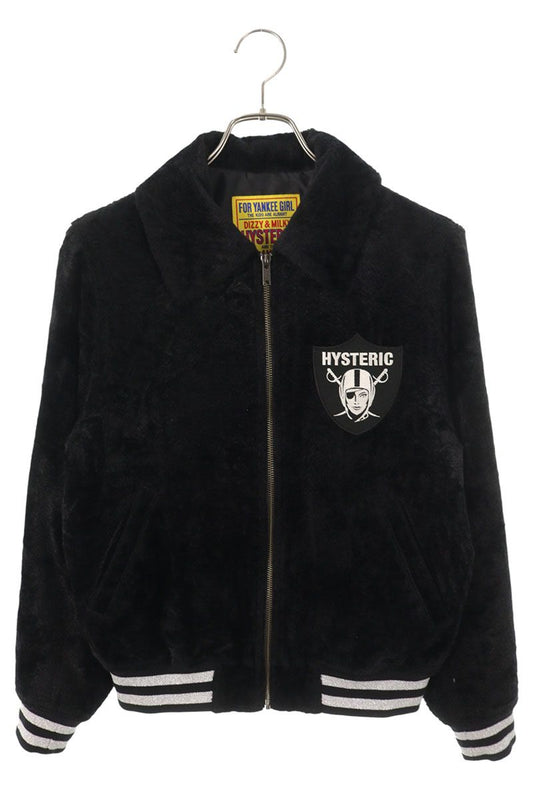 Hysteric Glamour PIRATE PATCH Faux Fur Jacket Size FREE