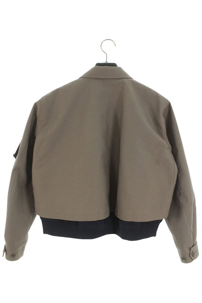 Sacai x WTAPS Cotton Back Satin Nylon Twill Gray Navy Size 1