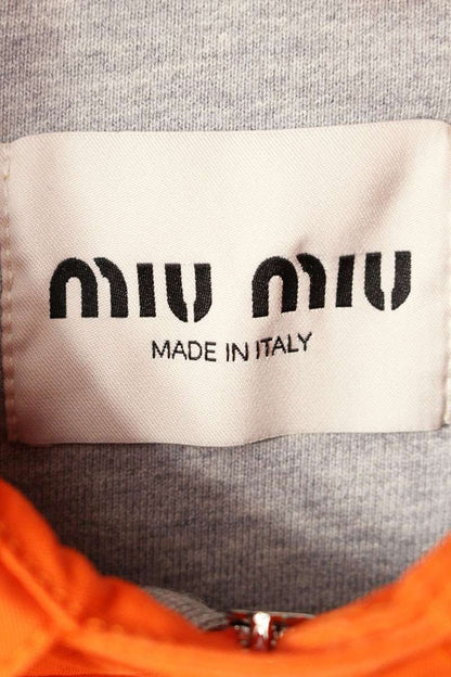 Miu Miu 26SS Washed Poplin Jacket Orange Size 40