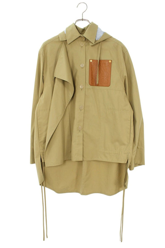 Loewe Anagram Military Hooded S540Y02X10 Beige Size 34