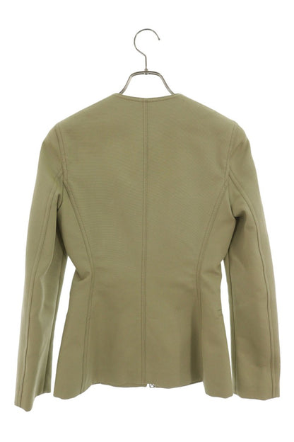 Bottega Veneta Double Cotton Canvas Khaki Jacket Size 36