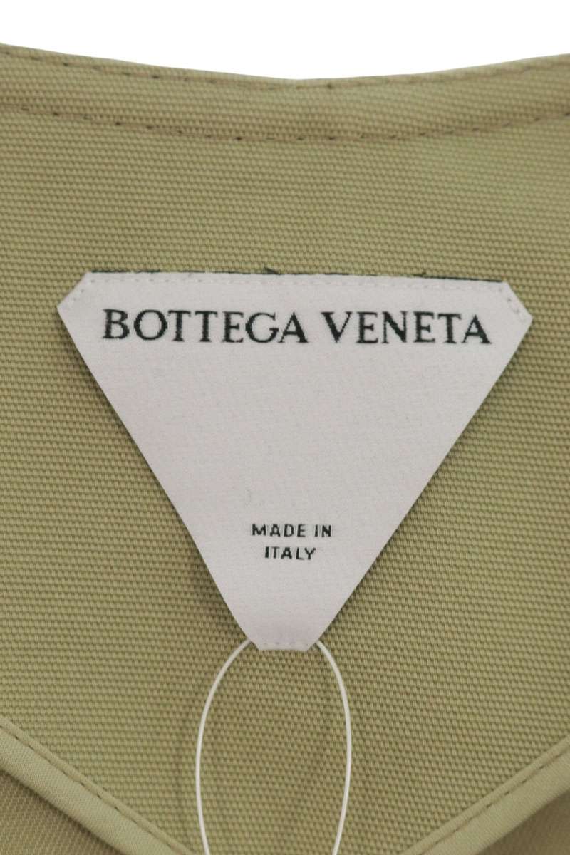 Bottega Veneta Double Cotton Canvas Khaki Jacket Size 36