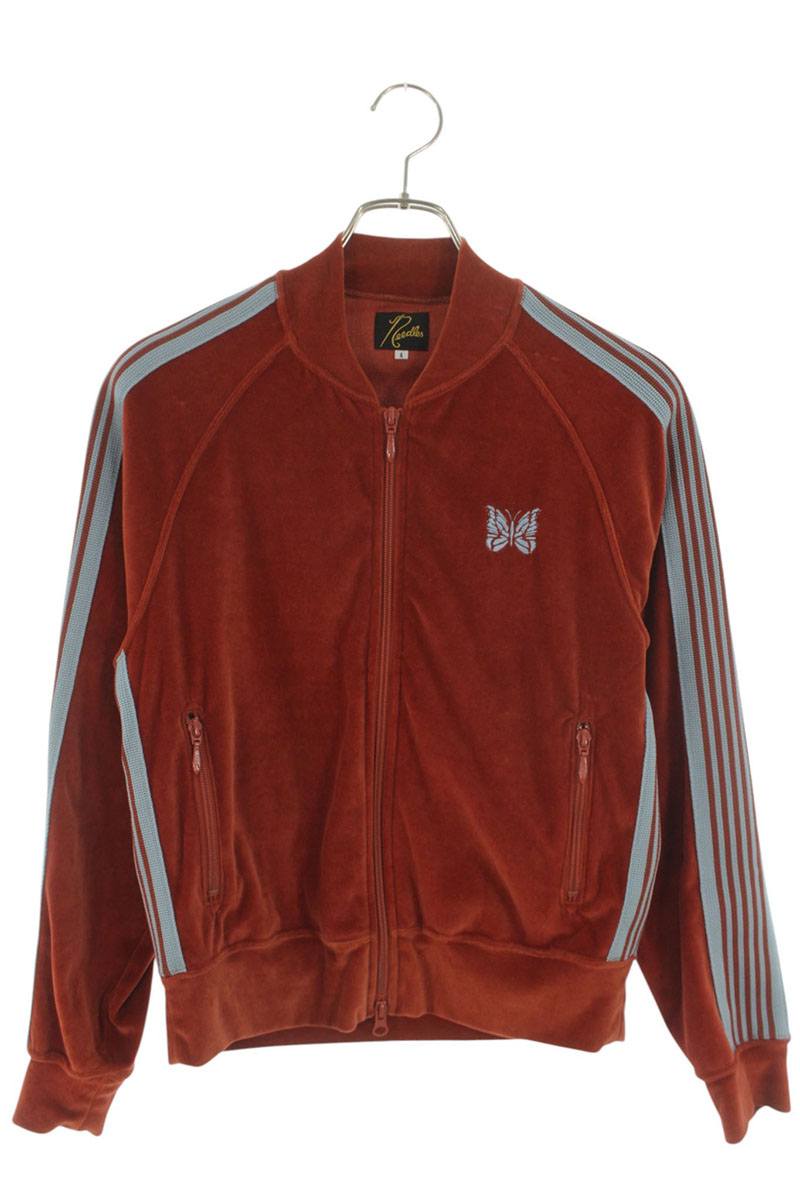 Needles Red Side-Stripe Velour Track Blouson Size 1
