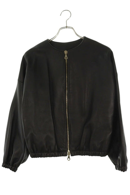 Vintage Cinquanta Lamb Leather Jacket Black Size 36