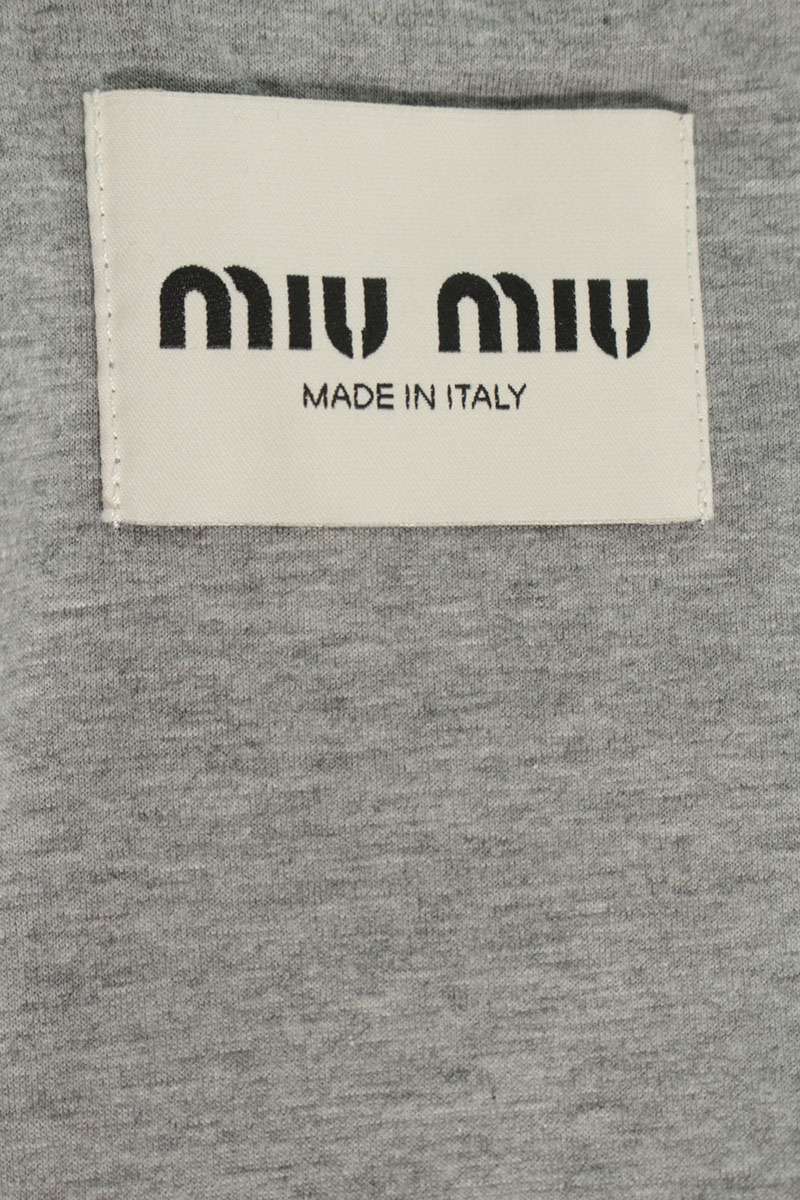 Miu Miu 26SS Washed Twill Blouson Beige Green Size 42