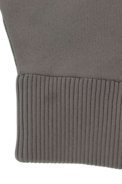 Miu Miu 25SS Gray Technical Yarn Zip Track Jacket Size 36