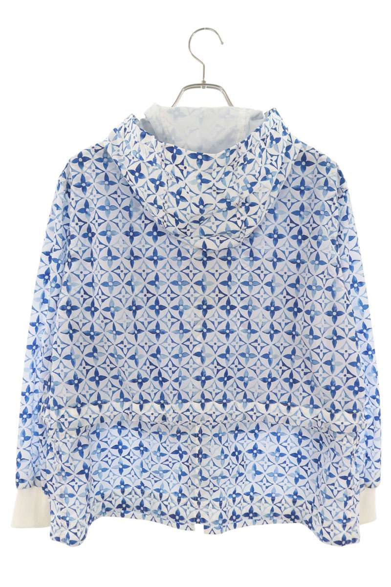 Louis Vuitton Monogram Flower Tile Hooded Blouson Size 38