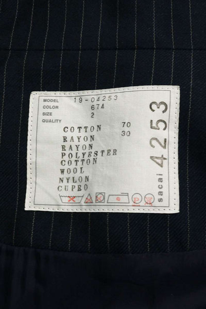 Sacai 19SS Dr. Woo Docking Sukajan Jacket Beige Size 2