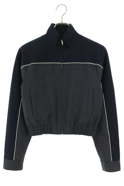 miumiu Kid Mohair Back Logo Zip Blouson Jacket Size 38