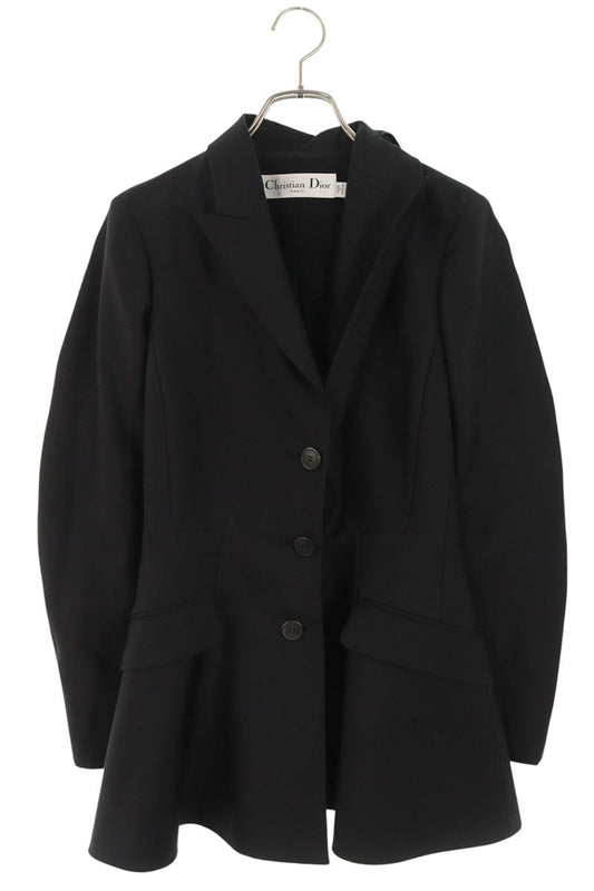 Christian Dior Back Bow-Tie Jacket Black Size 36