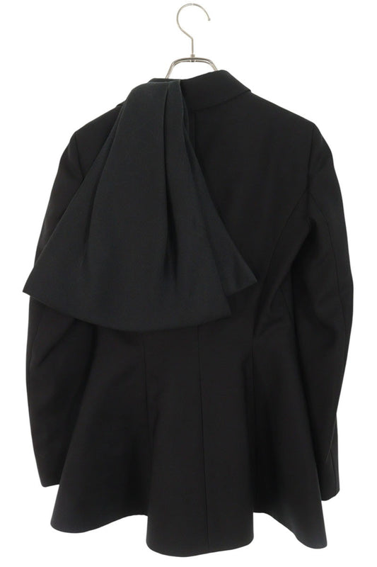 Christian Dior Back Bow-Tie Jacket Black Size 36