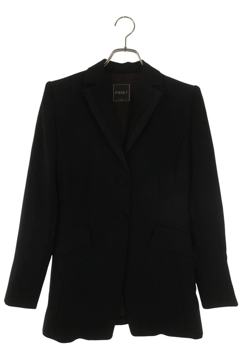 Vintage Majestic Black Wool Blend Jacket Size 40