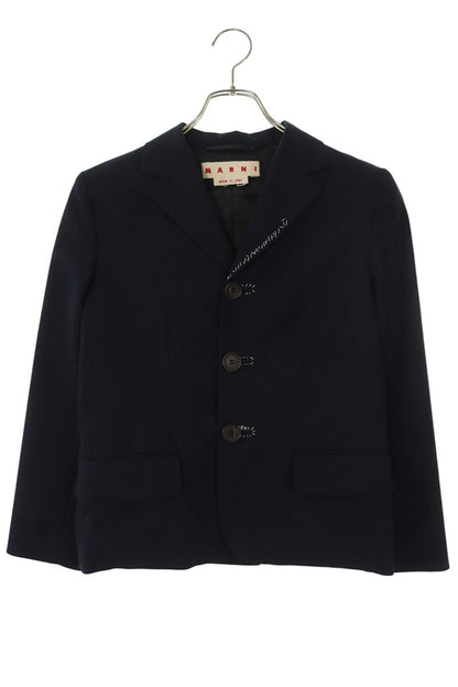Marni 24AW Tropical Wool Jacket Navy Size 38