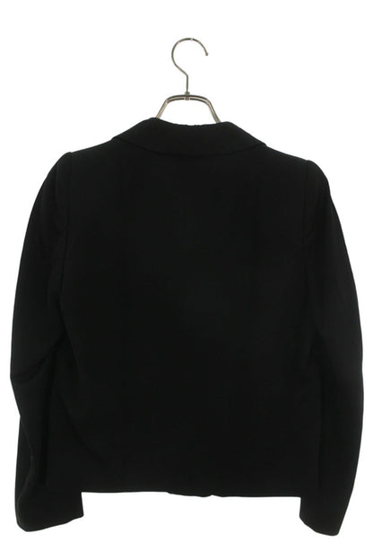 Dries Van Noten Black Gold Button Rayon Jacket Size 36