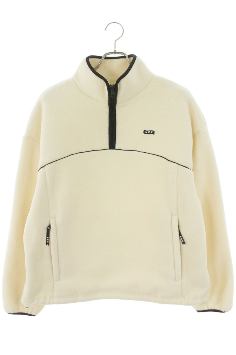 Japanese Brand Logo Embroidered Jacket White Size FREE